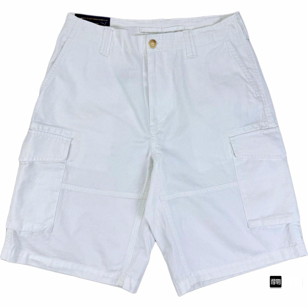 Polo Ralph Lauren White Cargo Shorts